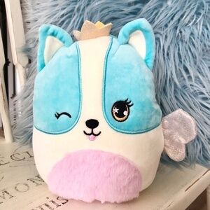 Squishmallows, CORGI Dog, Princess, Limited Edition,‎ MYSTERY Squad, 8" Plush